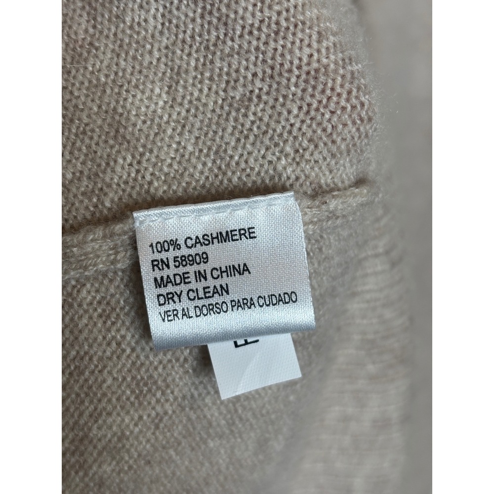Alex Marie 100% Cashmere V-Neck Long Sleeve Knit Sweater Size Large - Picture 4 of 7